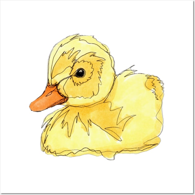 Cute Duckling Wall Art by Nicolashache